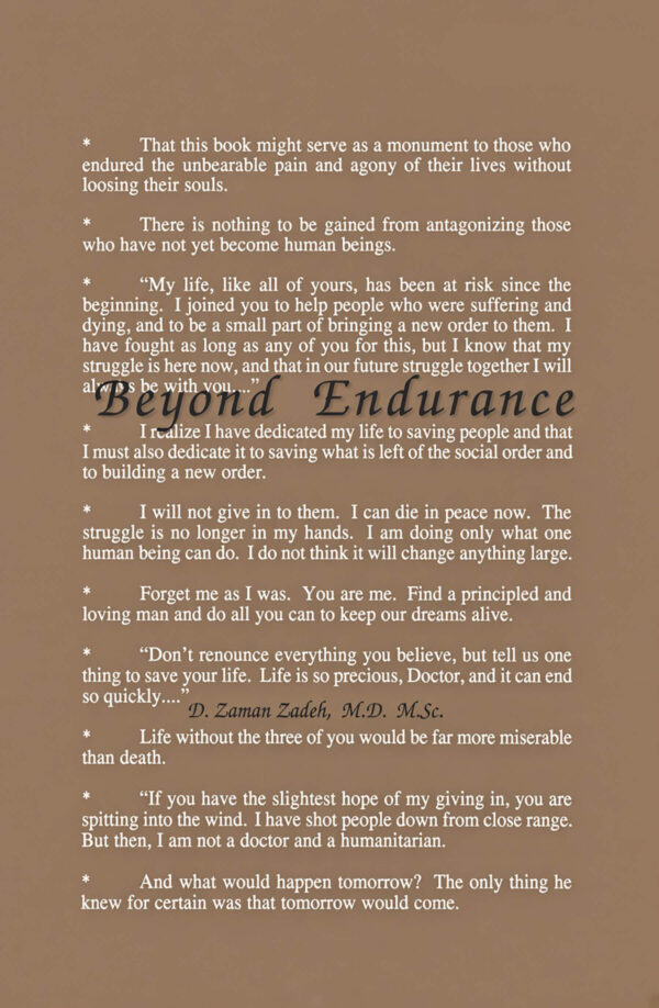 Beyond Endurance