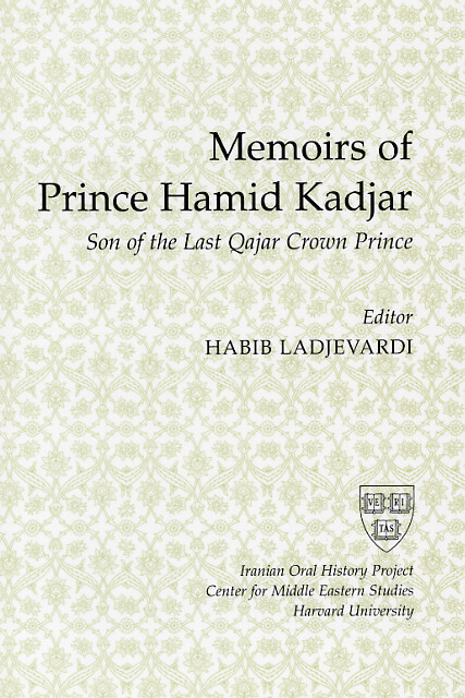 IOHP Hamid Kadjar 0932885152 Memoirs of Prince Hamid Kadjar
